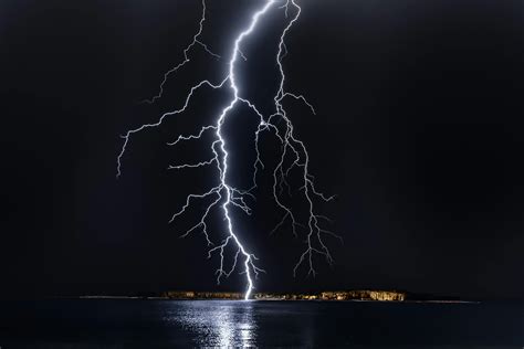 lightning stock photo